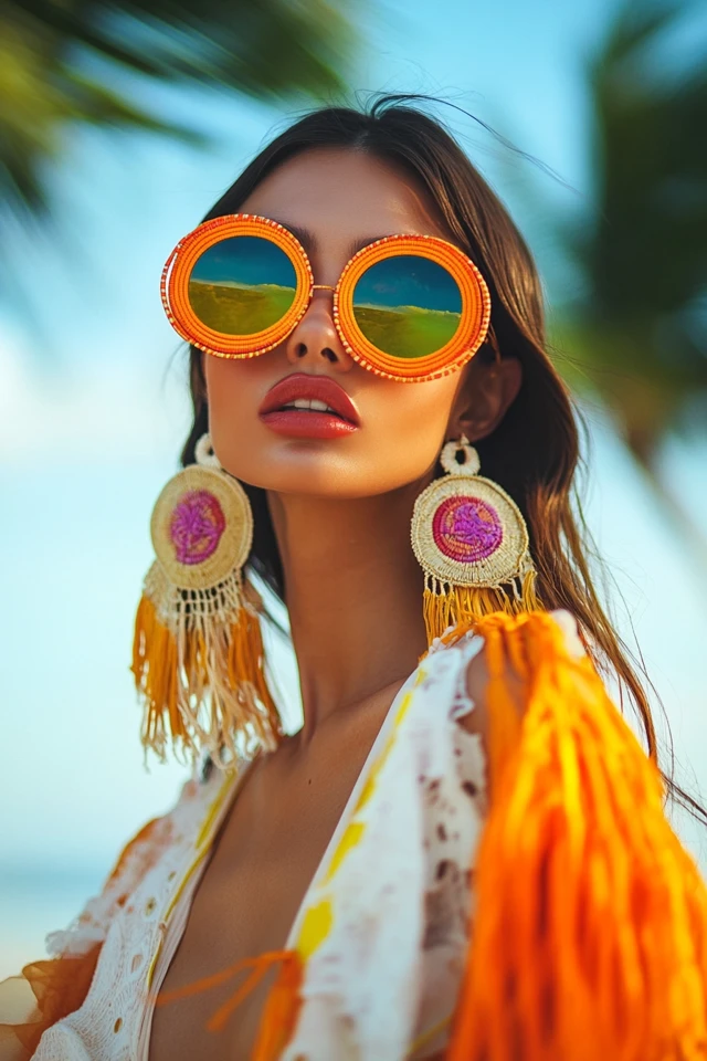 Tropical Accessories for Summer Beach Looks - photo 7