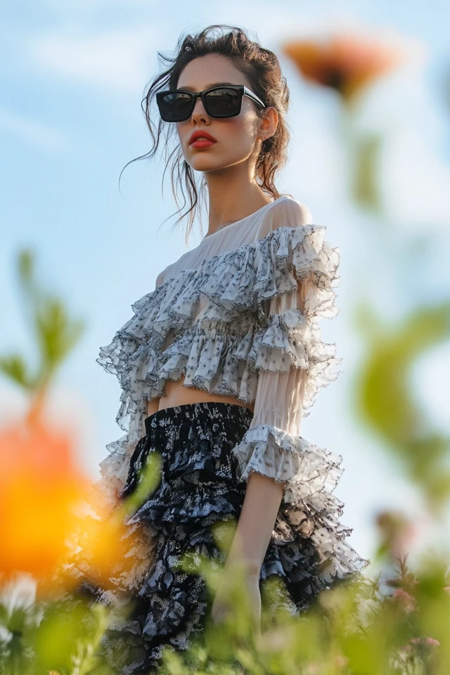 Layered Ruffle Skirts for Playful Silhouettes - photo 7