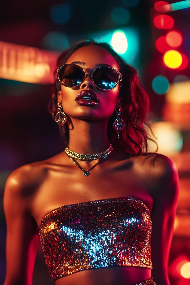 Edgy Nightclub Looks with Metallic Details - photo 7