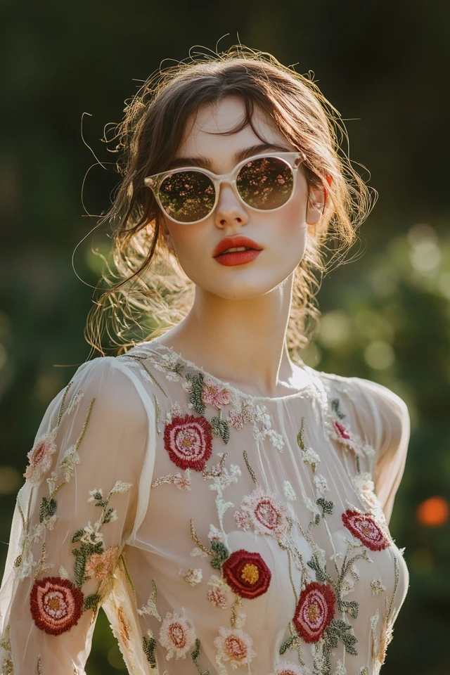 Sheer Midi Dresses for Warm Spring Weddings - photo 7