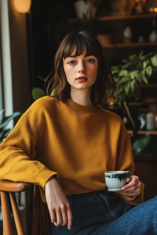 The Art of Mixing Warm and Cool Tones in Knitwear - photo 11