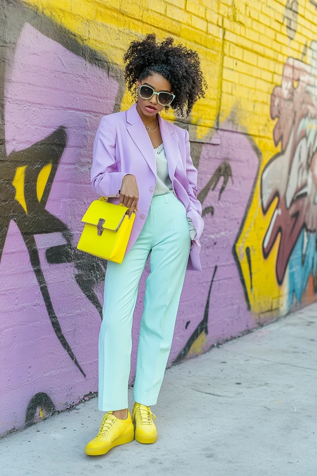 The Best Pastel and Neon Mixes for Street Style Outfits - photo 11