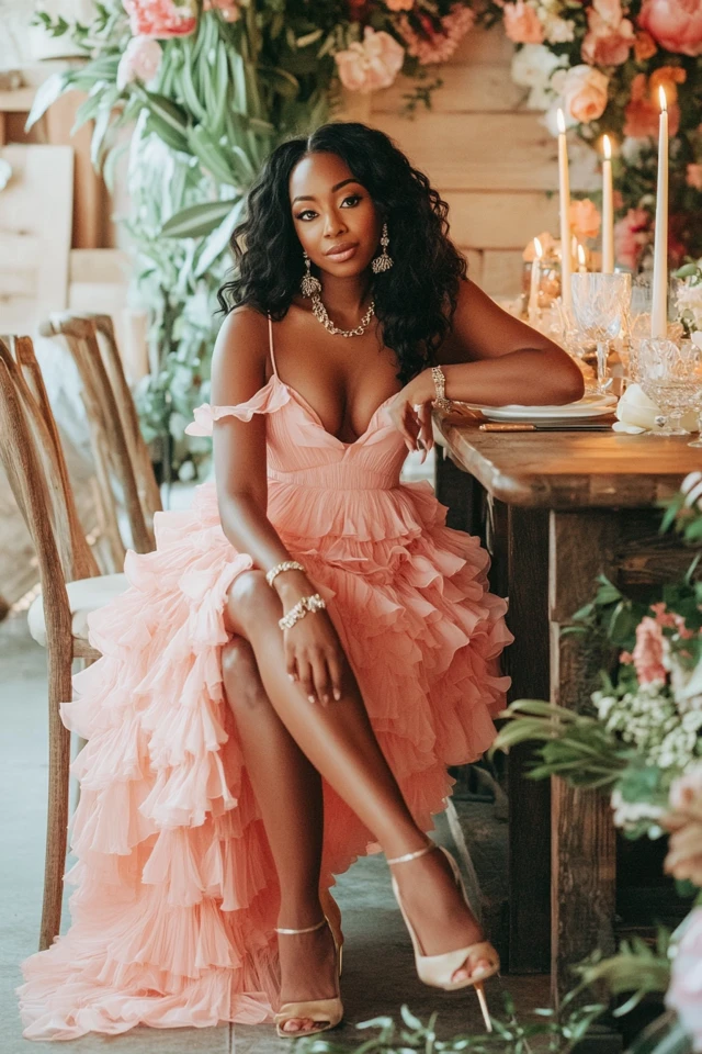 Romantic Pink Dresses for Valentine’s Day Dinners - photo 11