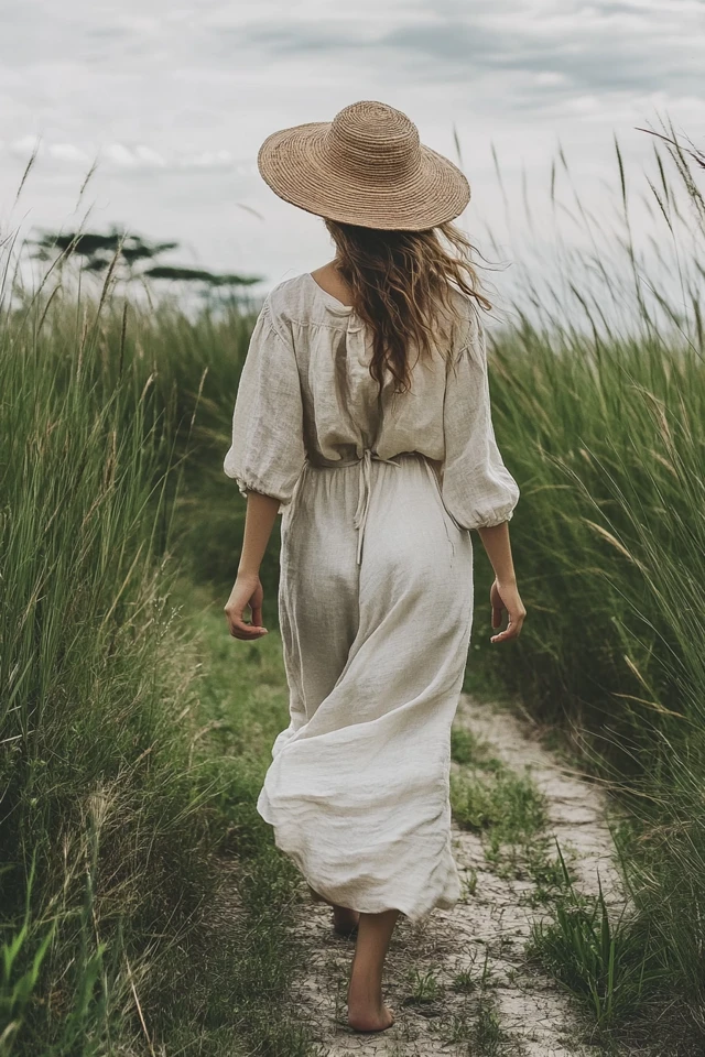 Rustic Linen and Cotton Outfits for Summer Comfort - photo 11