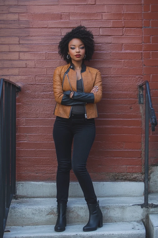 Combining Leather and Suede for Edgy Jackets - photo 11