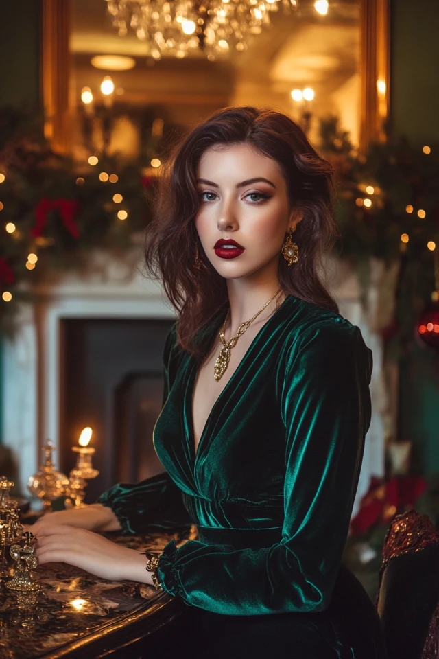Silk and Velvet Blouses for Sophisticated Holiday Outfits - photo 11