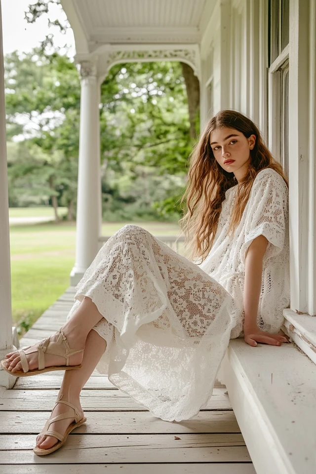 The Timeless Charm of Cotton and Eyelet Fabric Dresses - photo 10
