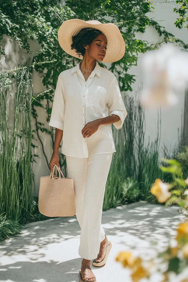 Breezy Linen and Cotton Looks for Spring Wardrobes - photo 11