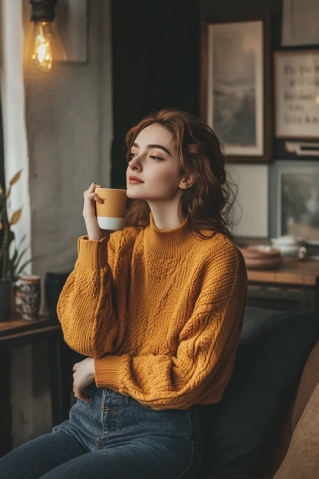 The Art of Mixing Warm and Cool Tones in Knitwear - photo 3