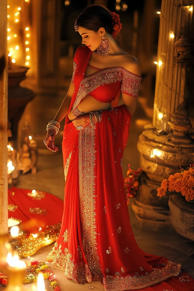 Embellished Sarees for Diwali Celebrations - photo 3