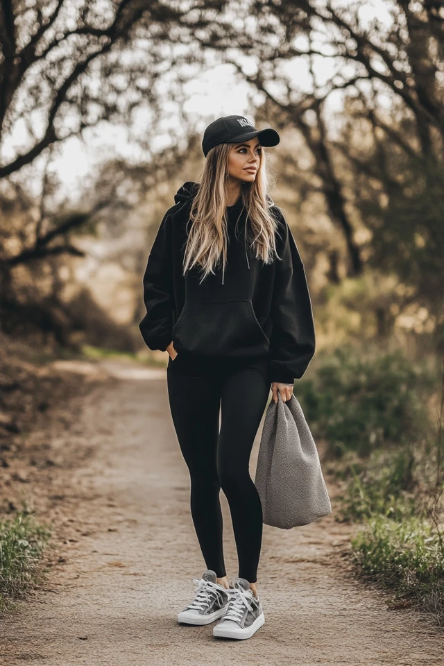 Comfortable Black Leggings for Casual Days - photo 3