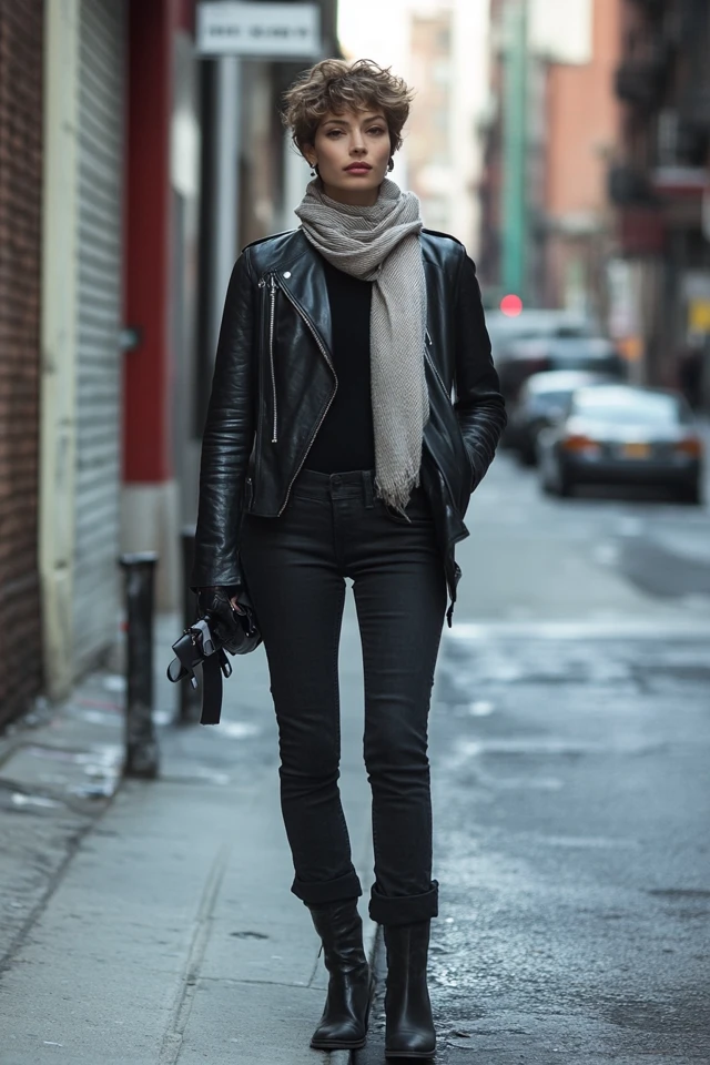 Sleek Leather Jackets for Cool Fall Nights - photo 3