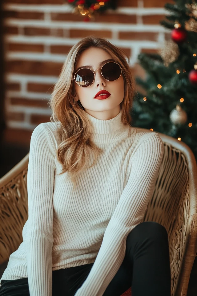 Stylish Matching Family Outfits for Holiday Photos - photo 3