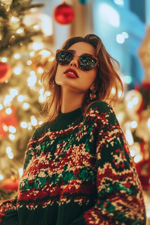 Fun and Festive Outfits for Ugly Sweater Parties - photo 3