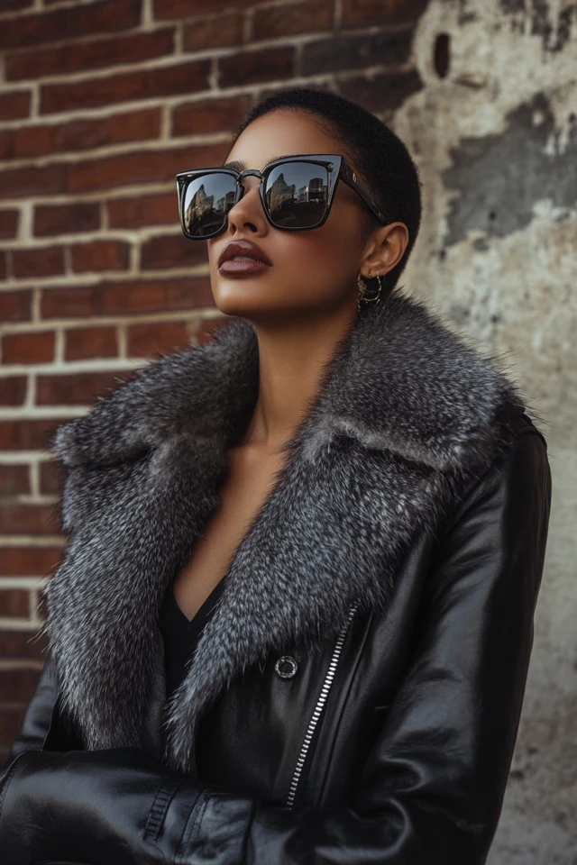 The Ultimate Guide to Leather and Faux Fur Pairings - photo 3