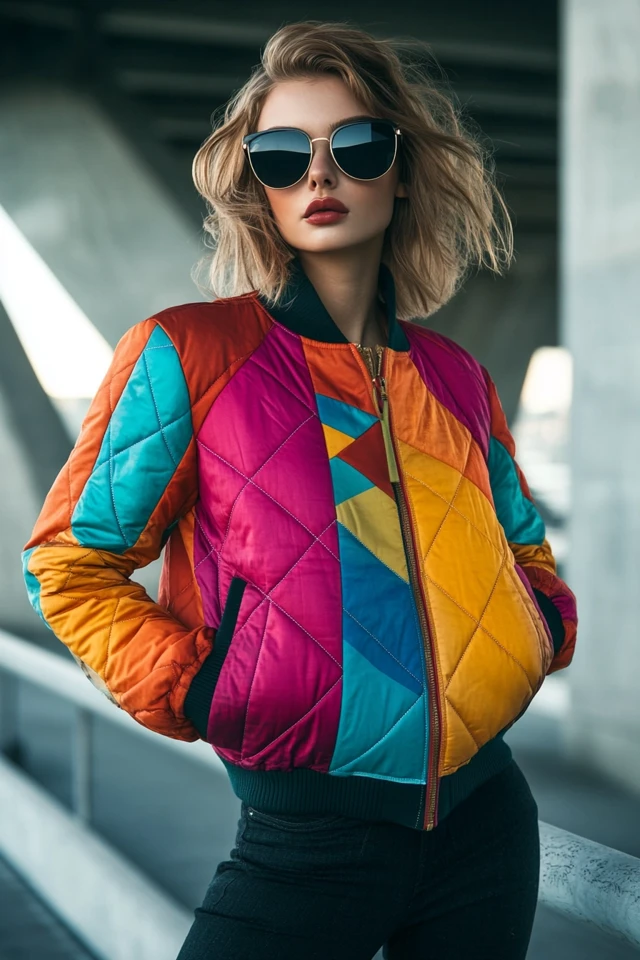 Quilted Jackets in Vibrant Colors for Winter Trends - photo 3