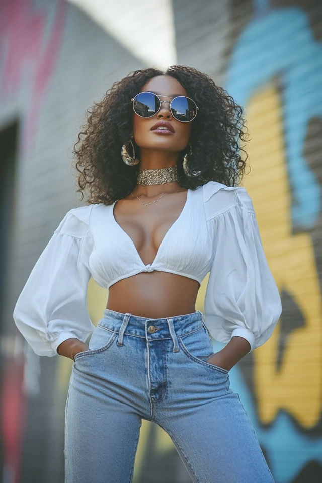 Flared Jeans for Retro-Inspired Outfits - photo 3