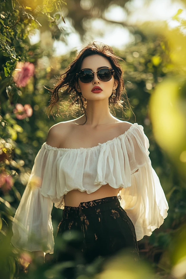 Bell Sleeve Tops for Romantic Outfits - photo 3