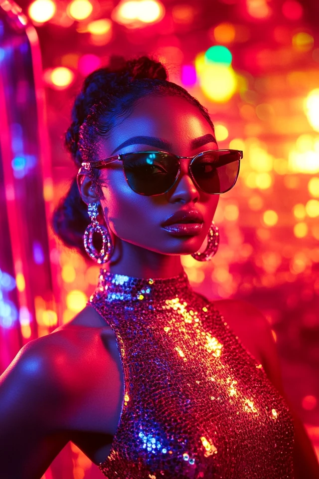 Edgy Nightclub Looks with Metallic Details - photo 3