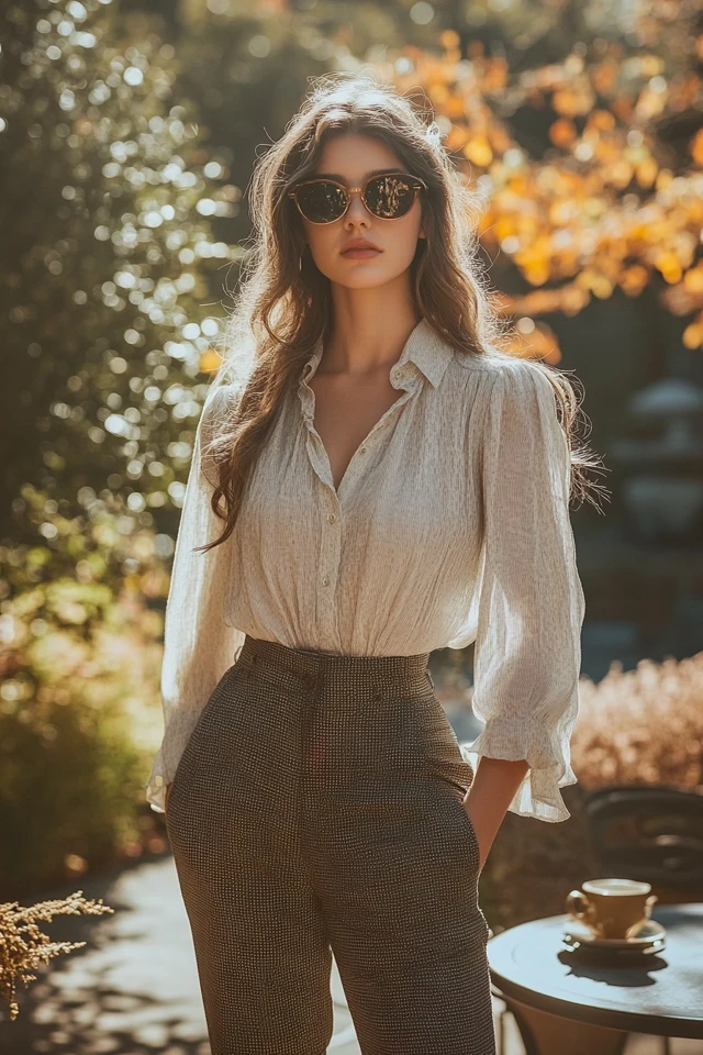 Lightweight Blouses for Warm Early Fall Afternoons - photo 3