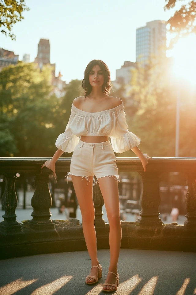 Statement Sleeves in Light Tops for Summer Trends: The Must-Have Look of the Season - photo 7