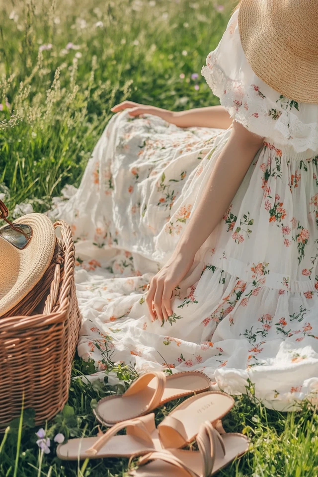 Romantic Picnic Dresses for Outdoor Dates - photo 11