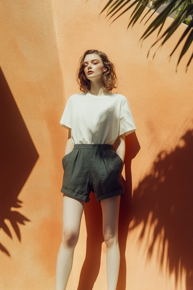 Relaxed Cotton Shorts for Sweltering Summer Heat - photo 11