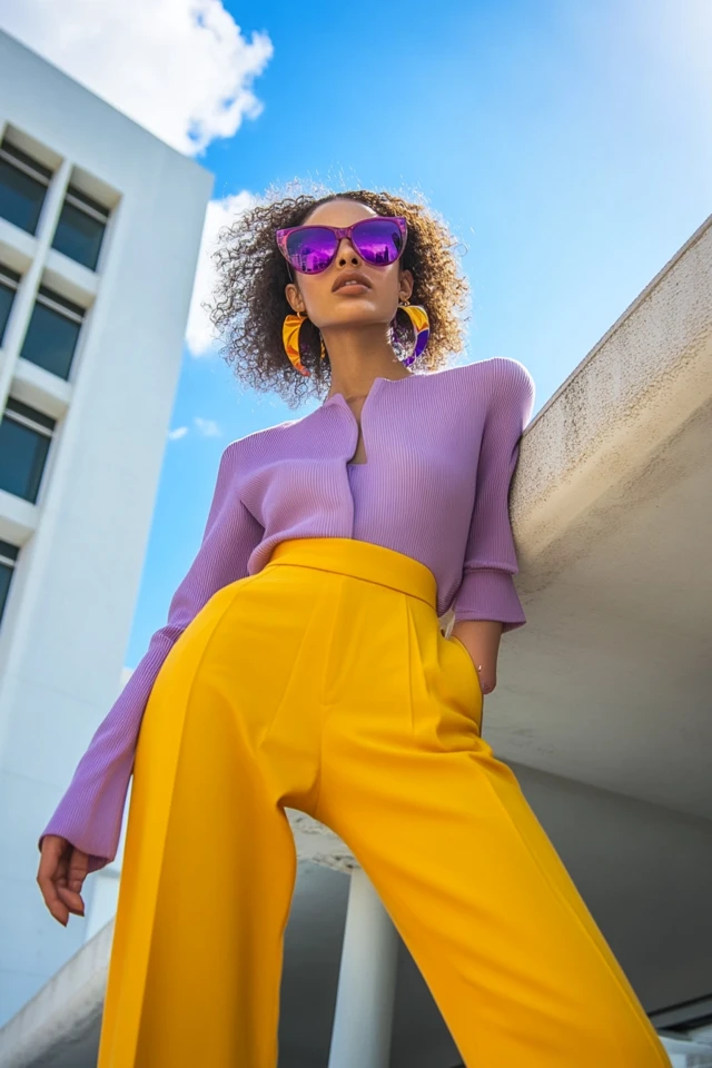 Lavender and Yellow Pairings for Fresh, Bold Looks - photo 10
