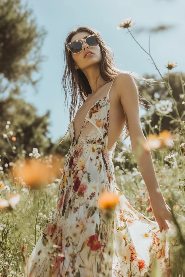Flowy Floral Dresses for Spring Weddings - photo 11