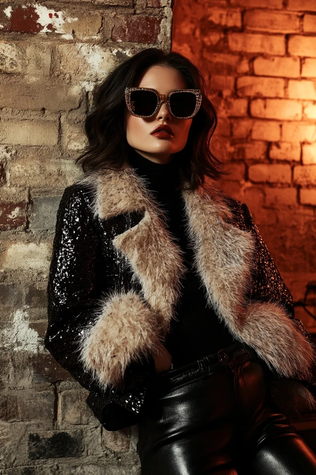 The Ultimate Guide to Leather and Faux Fur Pairings - photo 11
