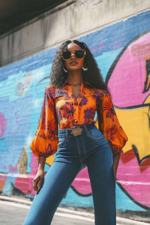 Flared Jeans for Retro-Inspired Outfits - photo 11