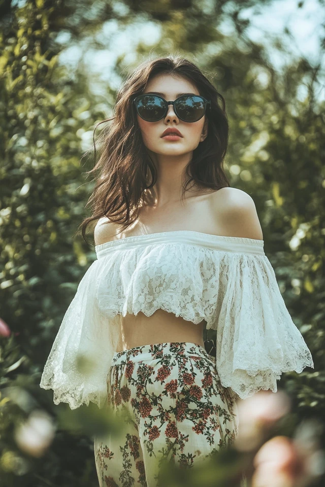 Bell Sleeve Tops for Romantic Outfits - photo 11