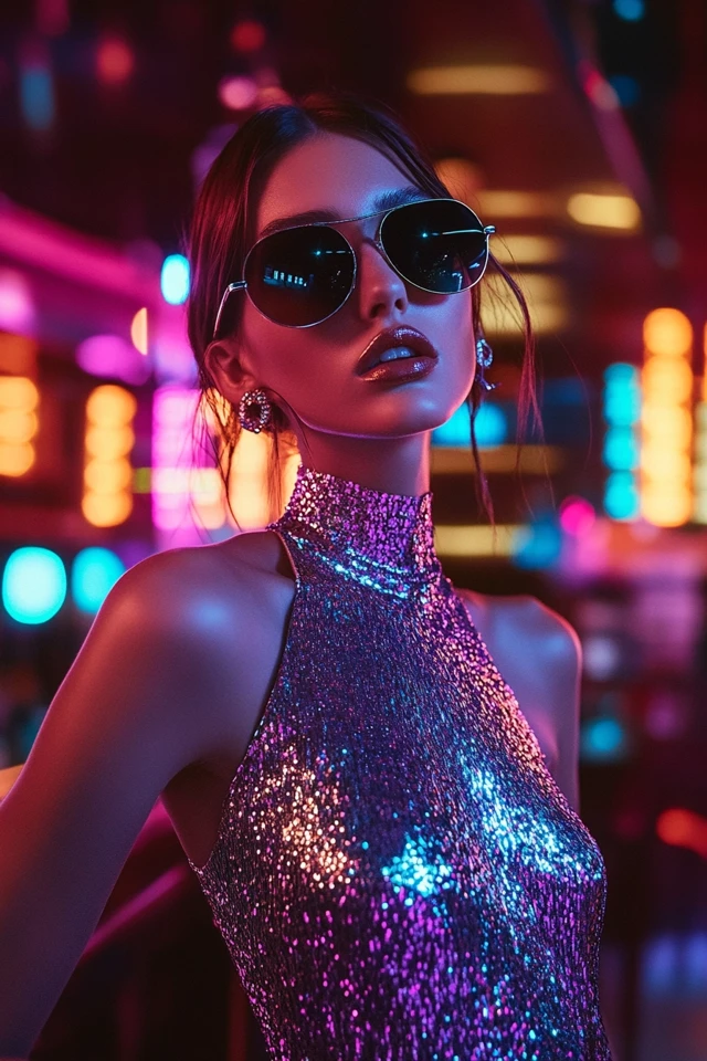 Edgy Nightclub Looks with Metallic Details - photo 11
