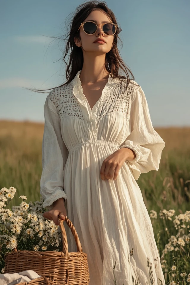 Relaxed Cotton Dresses for Late Spring Picnics - photo 11