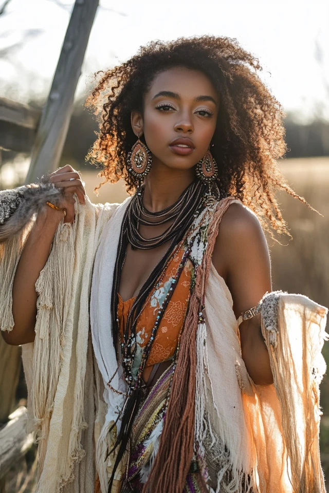 Boho Accessories: How to Style Tassels, Feathers, and Beads - photo 11