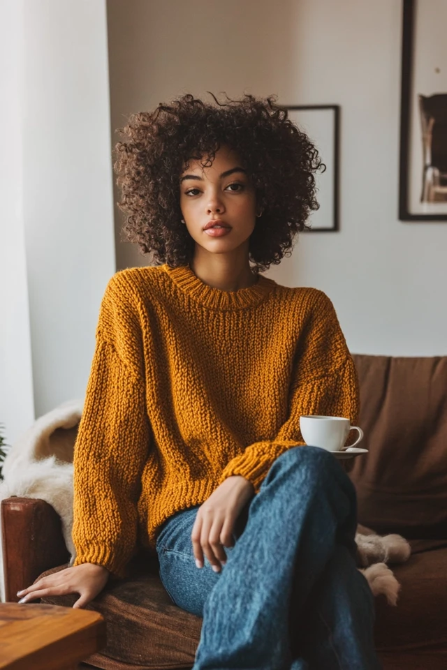 The Art of Mixing Warm and Cool Tones in Knitwear - photo 8