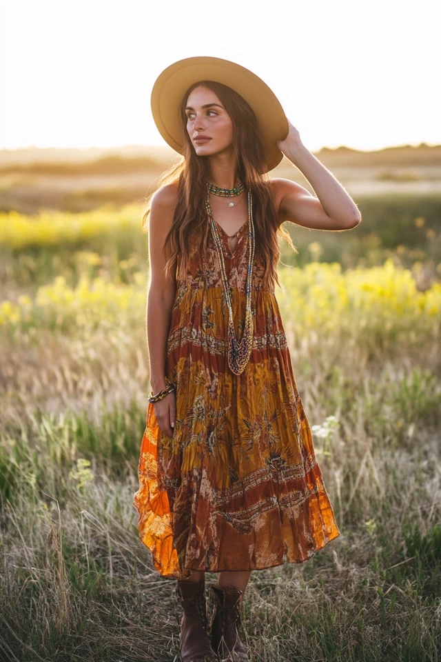 Flowy Bohemian Dresses for Summer Festivals - photo 8