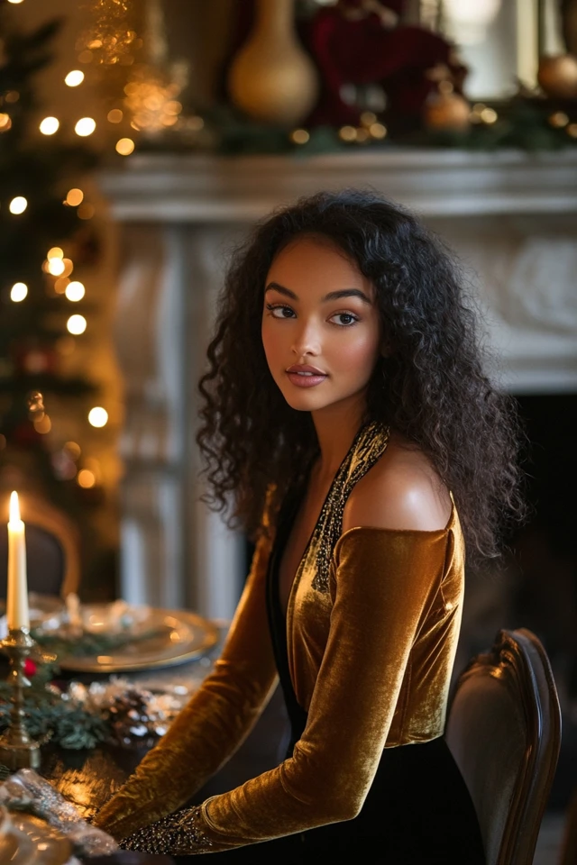 Silk and Velvet Blouses for Sophisticated Holiday Outfits - photo 8