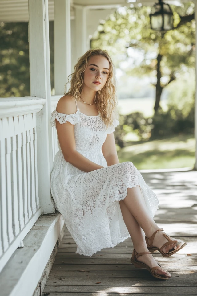 The Timeless Charm of Cotton and Eyelet Fabric Dresses - photo 7