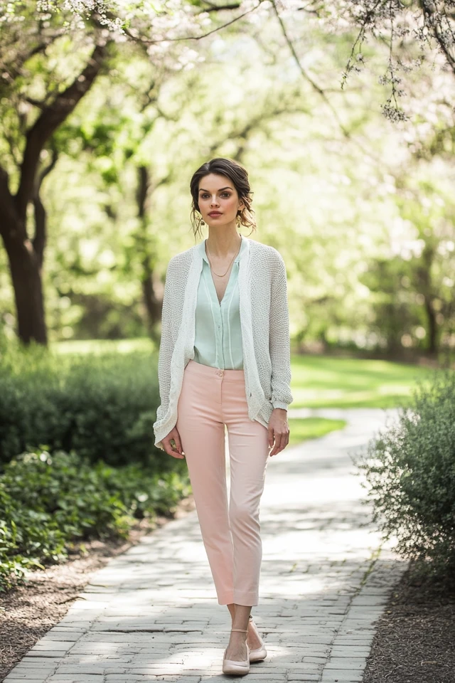 Soft Pastel Layering for Spring Transitional Looks - photo 8