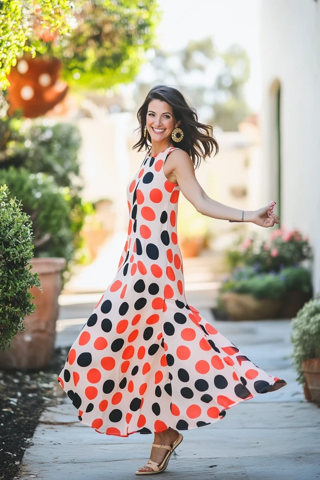 Bold Polka Dots in Summer Party Dresses: Making a Timeless Statement - photo 8