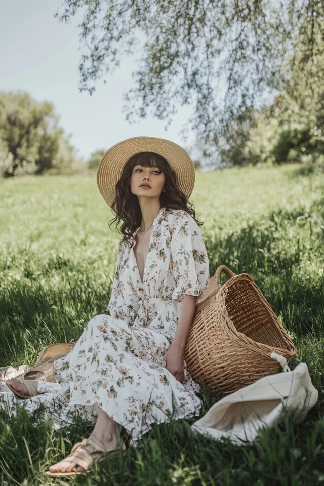 Romantic Picnic Dresses for Outdoor Dates - photo 8