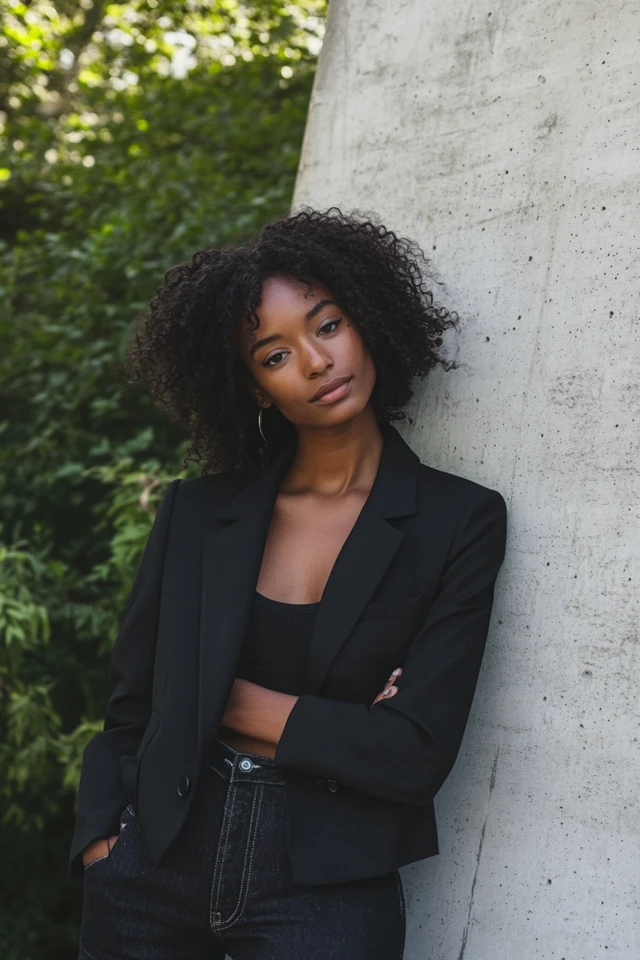 Tailored Black Blazers for Versatile Layering - photo 7