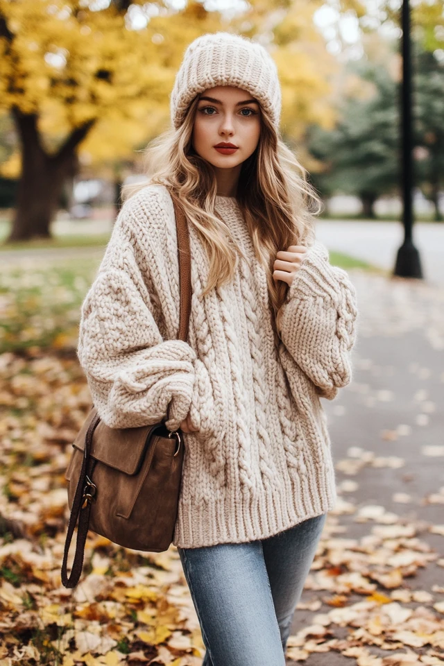 Chunky Knit Sweaters for Crisp Autumn Evenings - photo 8