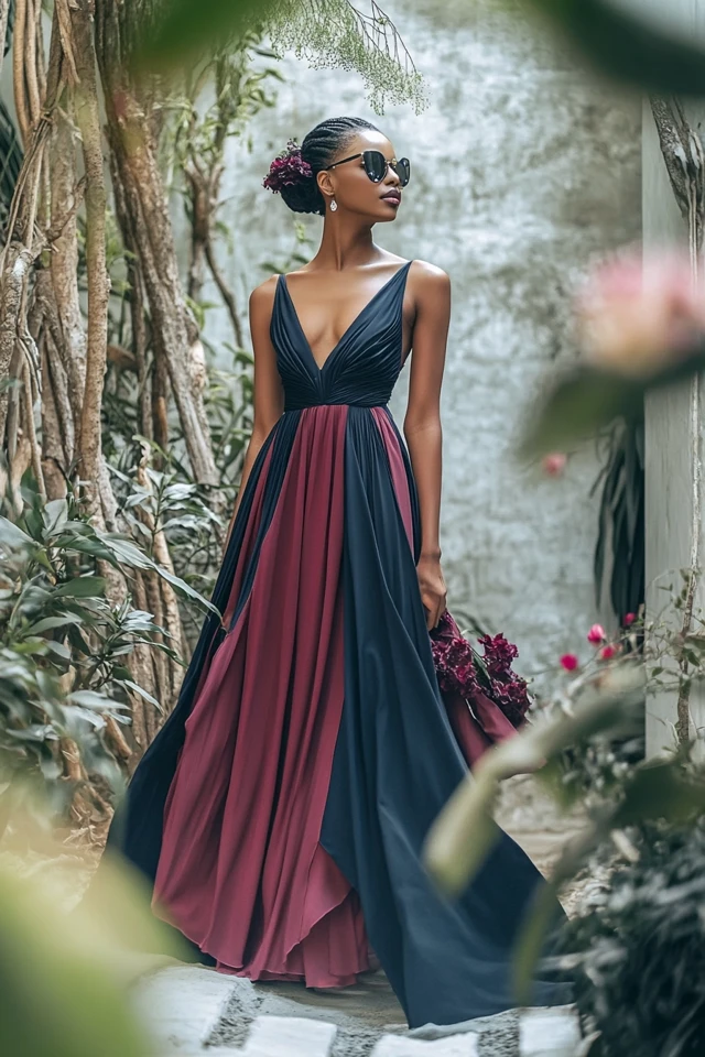 How to Style Dusky Rose and Navy Blue for Different Body Types - photo 8