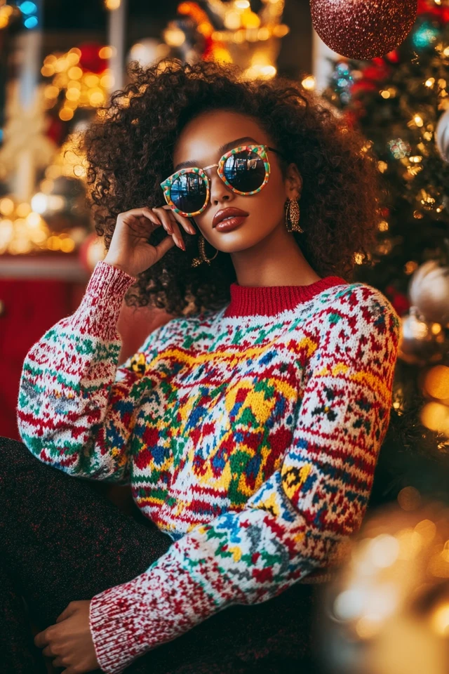 Fun and Festive Outfits for Ugly Sweater Parties - photo 8