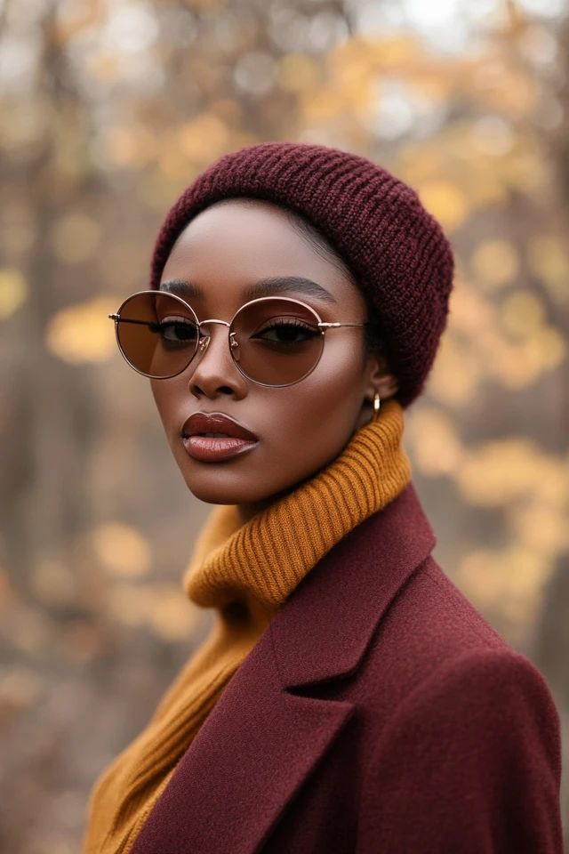 Deep Burgundy and Mustard Color Pairings for Fall - photo 8
