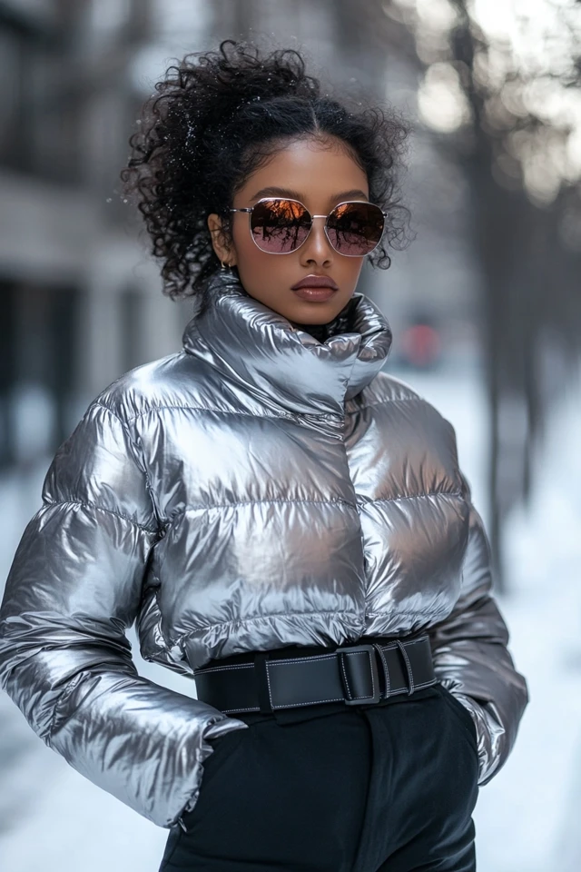 Puffer Jackets with a Twist: Belted and Fitted for Winter - photo 8