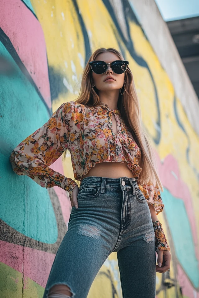 Flared Jeans for Retro-Inspired Outfits - photo 8