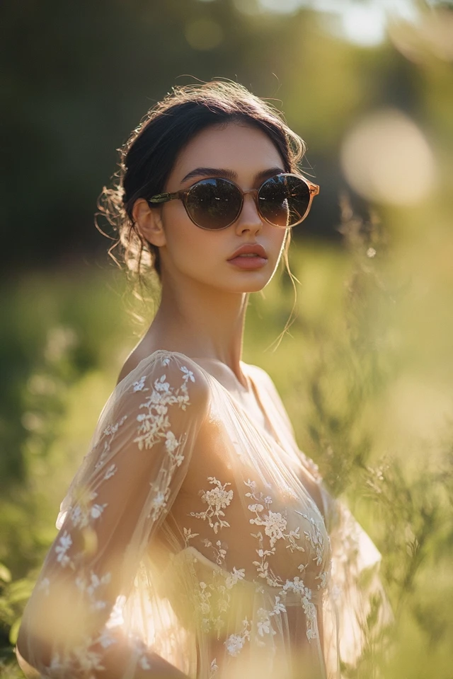 Sheer Midi Dresses for Warm Spring Weddings - photo 8